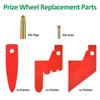 WinSpin Pegs & Red Pointer Prize Wheel Replacement Parts Gold