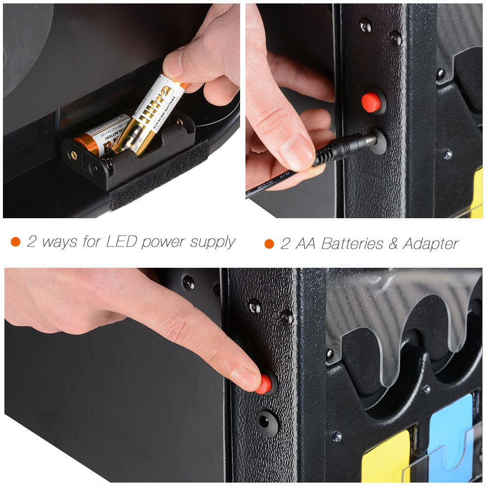 Yescom 30x18 Prize Drop w/ LED Lights Disk Drop Board Plinking Image