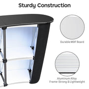 Yescom Trade Show Display Podium Pop Up Counter Image