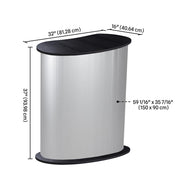 Yescom Trade Show Display Podium Table Counter Stand Black Image