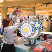 Yescom Gears Spinning Wheel Tabletop, 24" Image