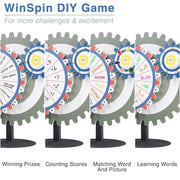 Yescom Gears Spinning Wheel Tabletop, 24" Image