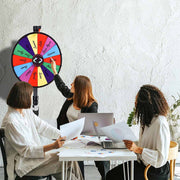 Yescom 24" 14 Slot Floor Stand Color Clicker Dry Erase Prize Wheel Image