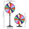 WinSpin 24" 14 Slot Floor Stand Color Clicker Dry Erase Prize Wheel