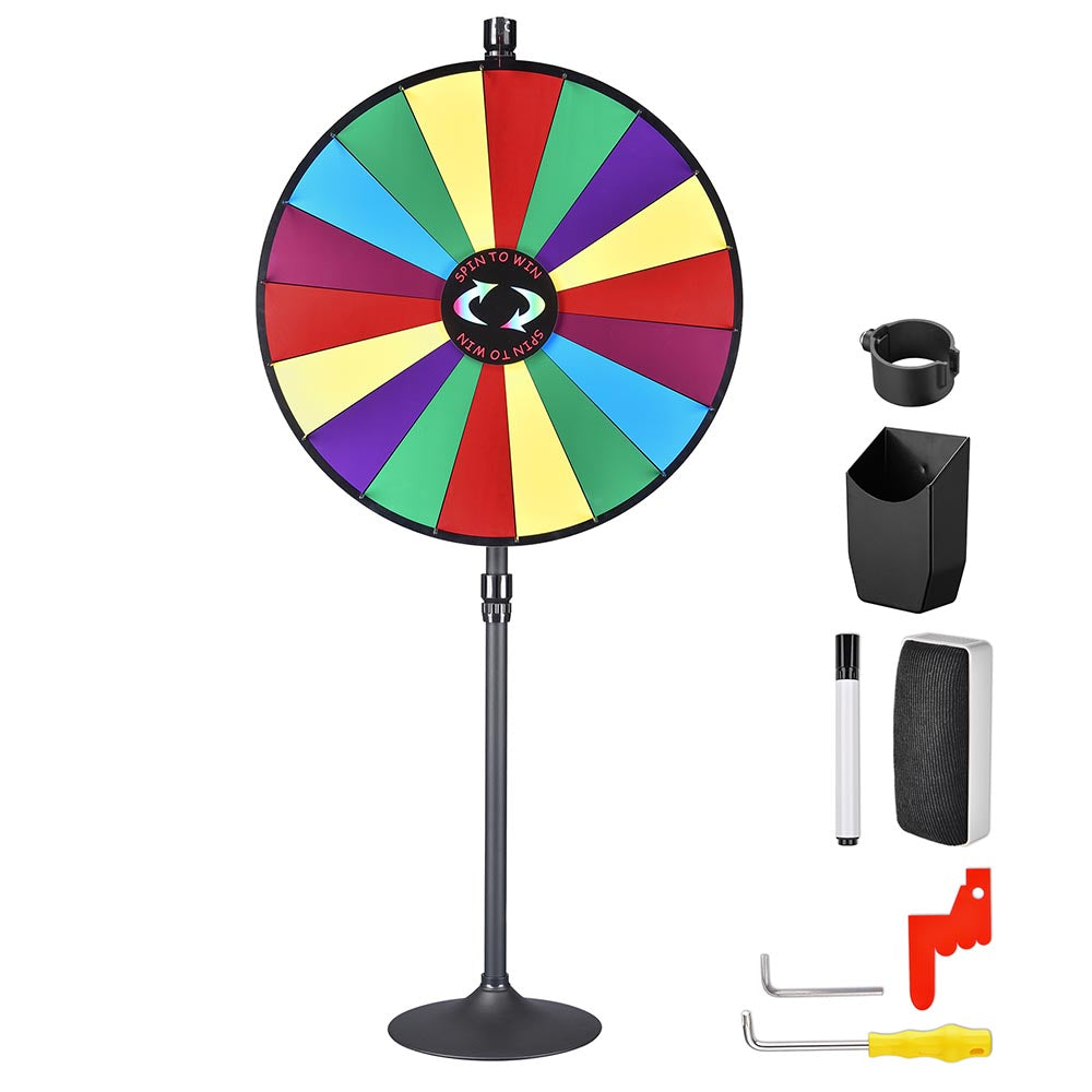 Yescom 36" Prize Wheel Floor Stand Tabletop 18-Slot Image