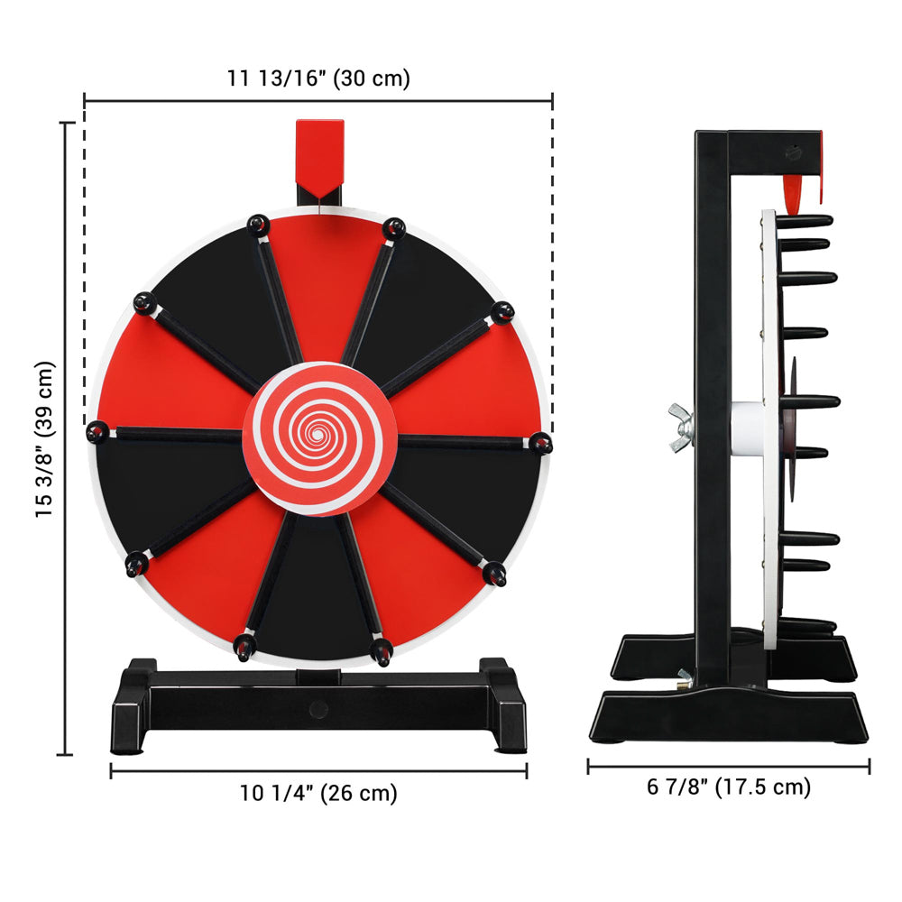 Yescom 12" 10 Slot Custom Prize Wheel Tabletop Image