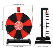 Yescom 12" 10 Slot Custom Prize Wheel Tabletop Image