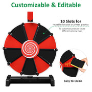 Yescom 12" 10 Slot Custom Prize Wheel Tabletop Image