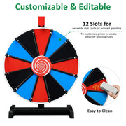 Yescom 15" Prize Wheel Tabletop Floor Stand 12-Slot Image