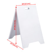 Yescom Dual-Side Sign Frame 19x32 In Sandwich Board w/ Carrying Handle Image