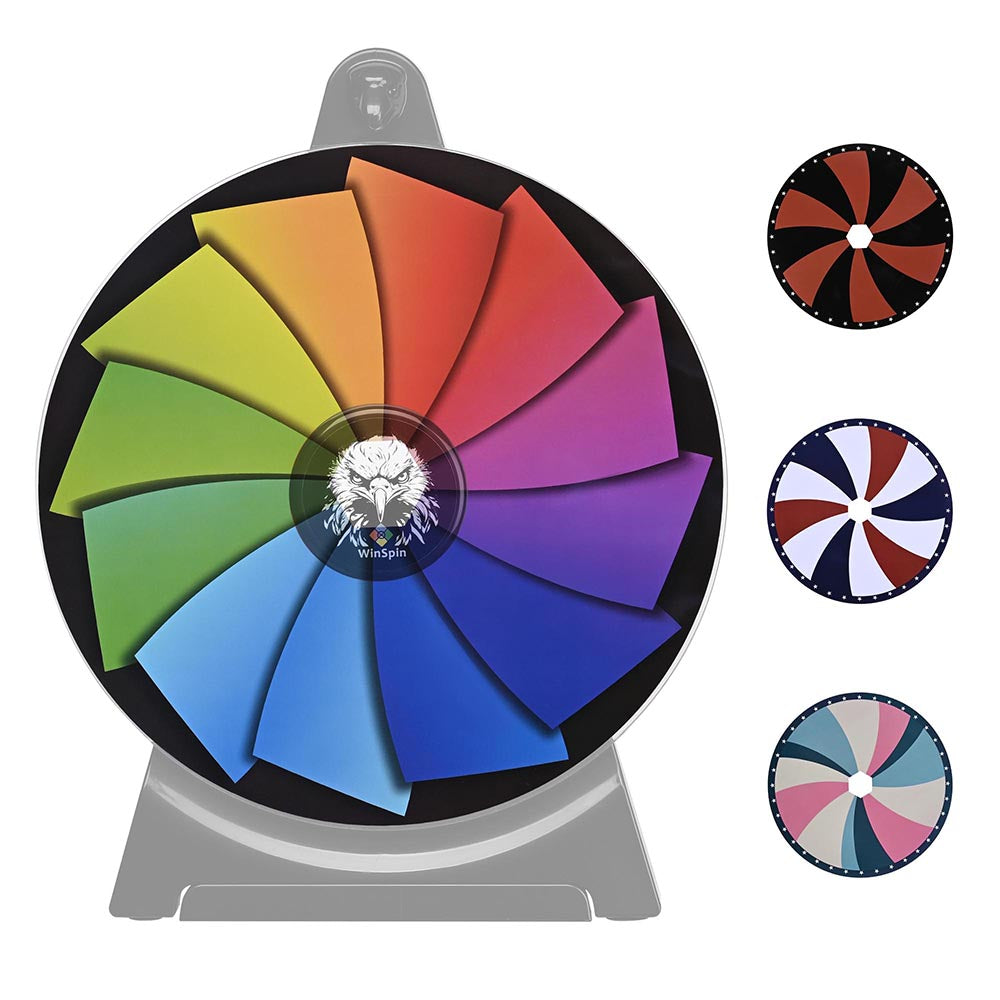 Yescom 12" Personalized Prize Wheel Templates(4x) Image