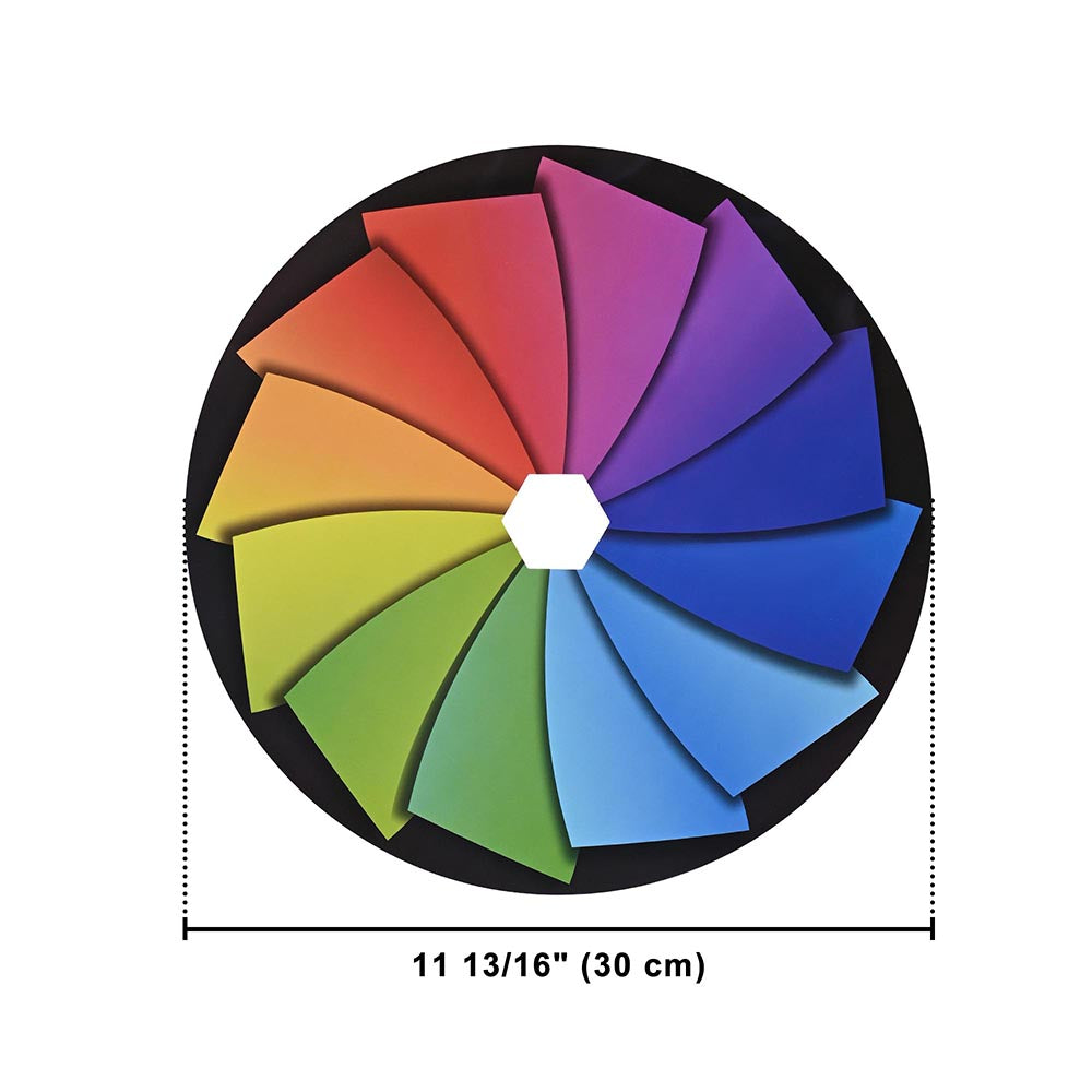 Yescom 12" Personalized Prize Wheel Templates(4x) Image