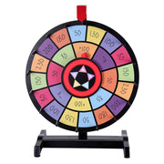 Yescom 15" Table Top 2 Circles Colorful Dry Erase Prize Wheel Image