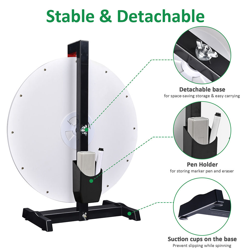 Yescom 15" Prize Wheel Tabletop Breeze Wheel 12-Slot Image