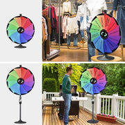 Yescom 36" Prize Wheel Tabletop Floor Stand 12-Slot Image