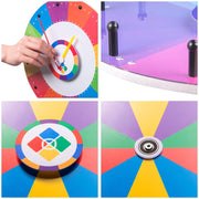 Yescom 12" Tabletop Prize Wheel Teachers' Choice All in 1, 26-Slot Image