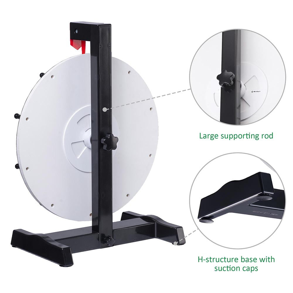 Yescom 12" Tabletop Prize Wheel Teachers' Choice All in 1, 26-Slot Image