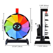 Yescom 12" Wall Mounted and Tabletop Prize Wheel 12 Slots Image