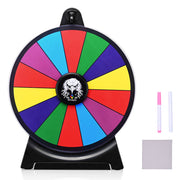 Yescom 12" Prize Wheel Tabletop Lay Flat with Bald Eagle Head Image