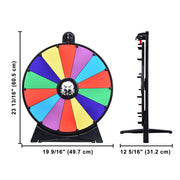 Yescom 20" Prize Wheel Tabletop Lay Flat with Bald Eagle Image