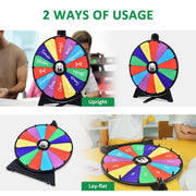 Yescom 20" Prize Wheel Tabletop Lay Flat with Bald Eagle Image