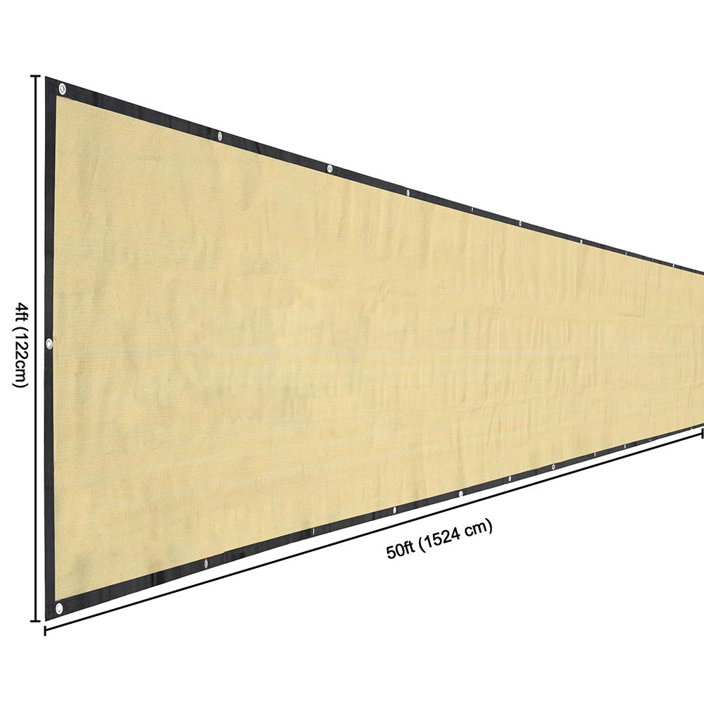 Yescom Residential Privacy Screen Fence Polyethylene 4'x50' Image