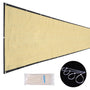 Yescom Fence Screen 90% Privacy Windscreen Fencing Mesh 4'x25', Sand Image