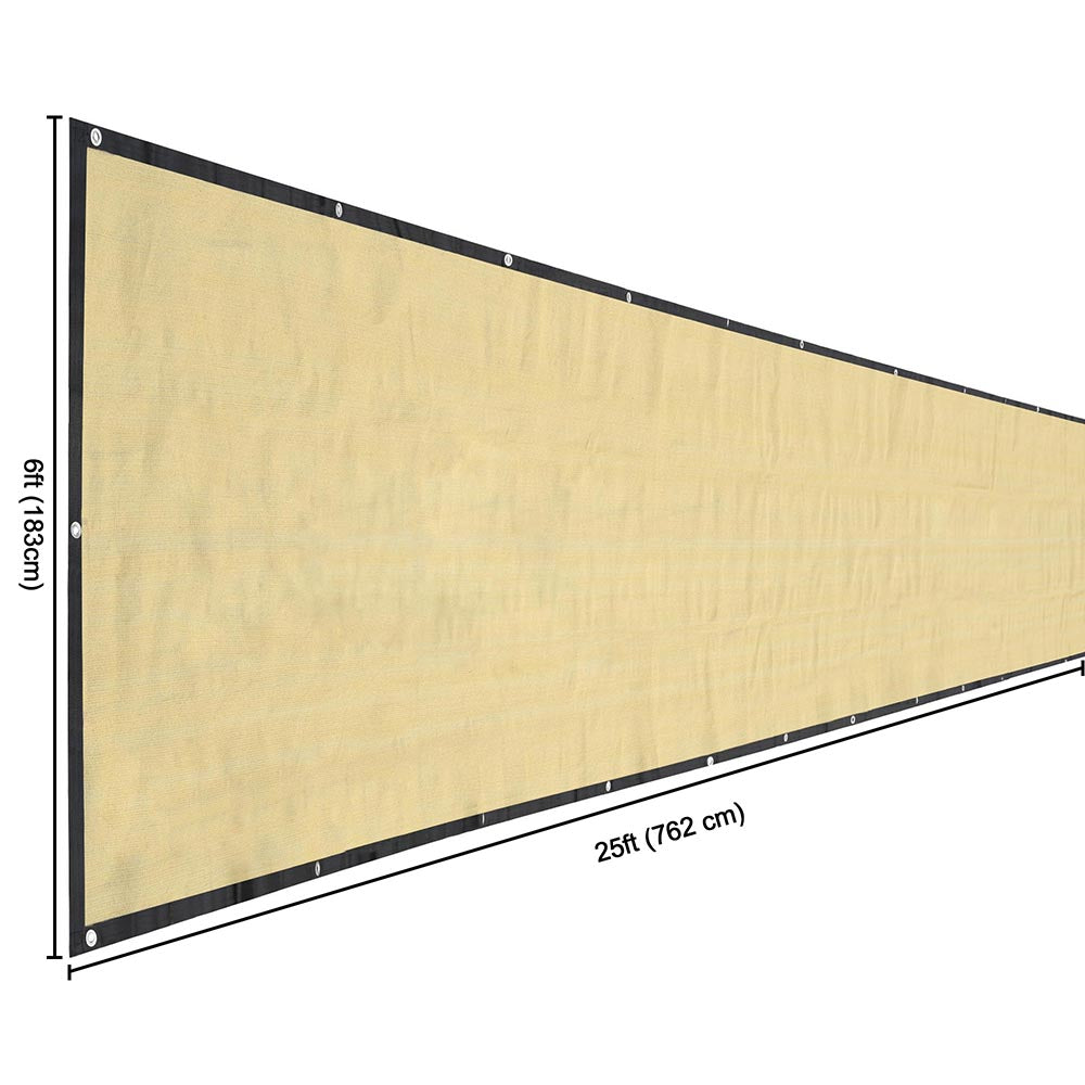 Yescom Residential 90% Privacy Screen Fence 6'x25' Image