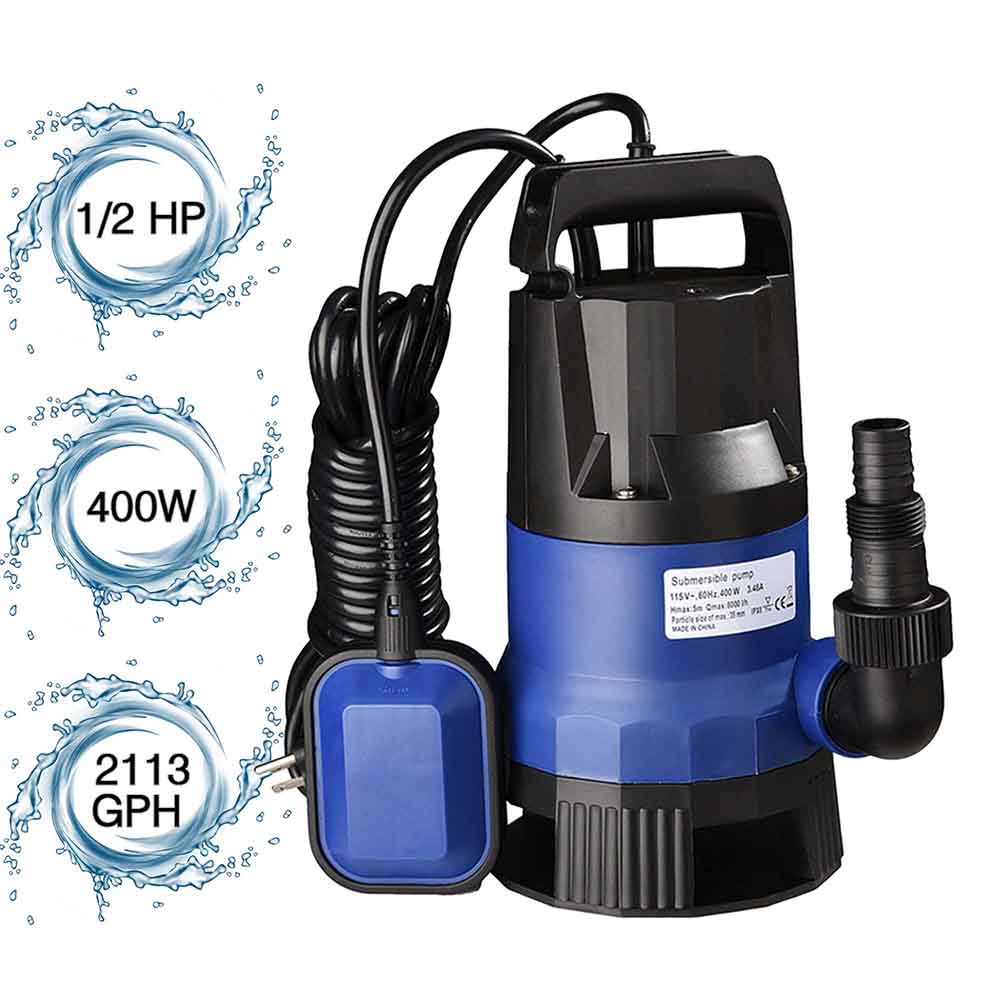 Yescom 400w 1/2 HP Pool Dirty Water Submersible Pump Image