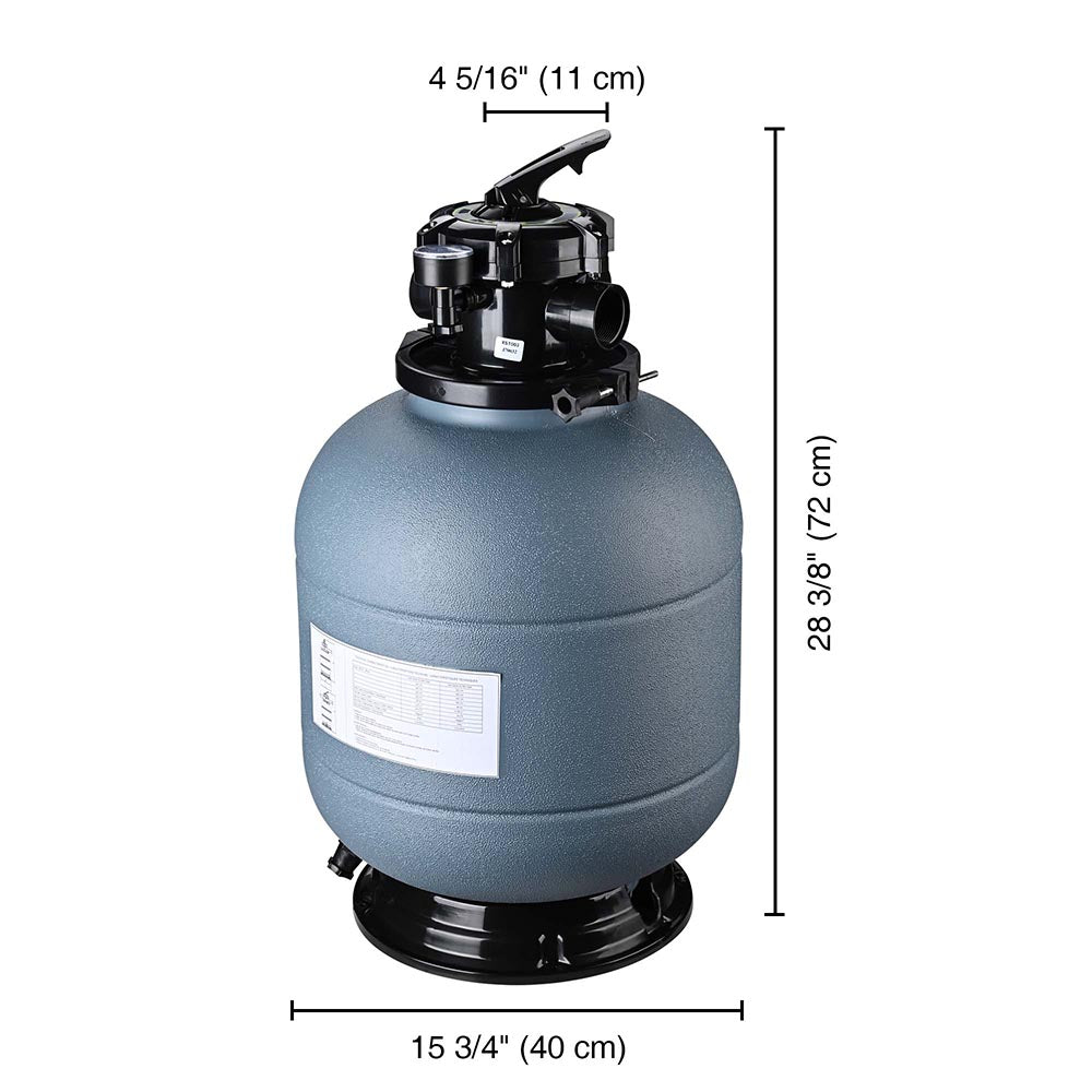 Yescom 16" Sand Filter In / Above Ground SPA Swimming Pool Image