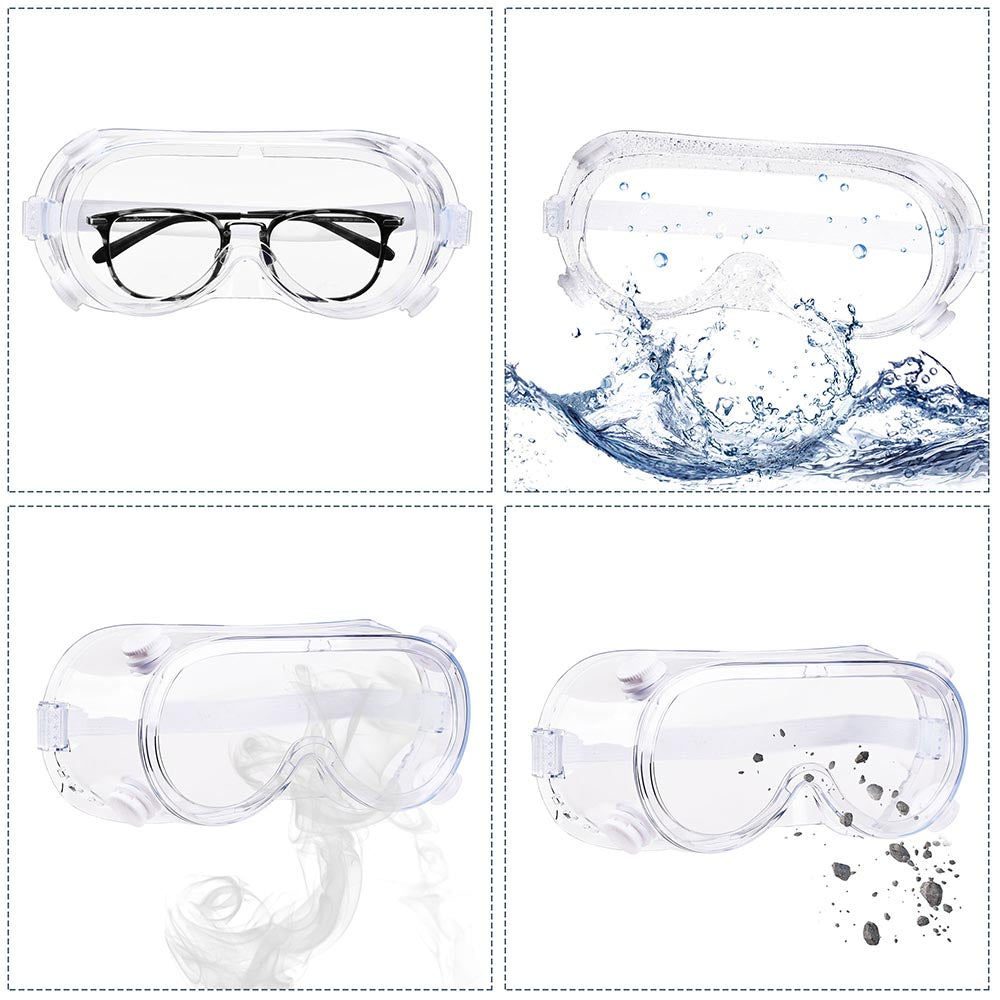 Yescom Disposable Safety Goggles Anti Fog Protective Eyewear Image