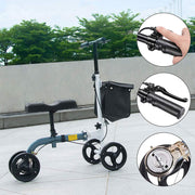 Yescom Knee Walker Scooter w/ Basket Foldable Medical Steerable Image