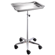 Yescom Mayo Stand Medical Equipment Stainless Steel Tray 5 Legs Image