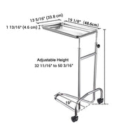 Yescom Mayo Stand Foot Operated Double Post Image