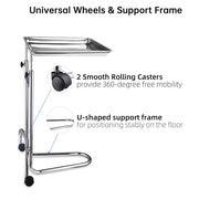 Yescom Mayo Stand Foot Operated Double Post Image