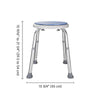 Yescom Shower Safety Stool with Rotating Seat Medical Bath