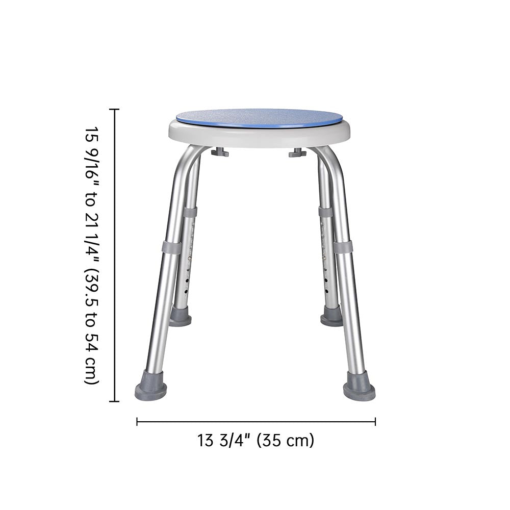 Yescom Shower Safety Stool with Rotating Seat Medical Bath Image