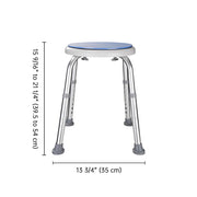 Yescom Shower Safety Stool with Rotating Seat Medical Bath Image