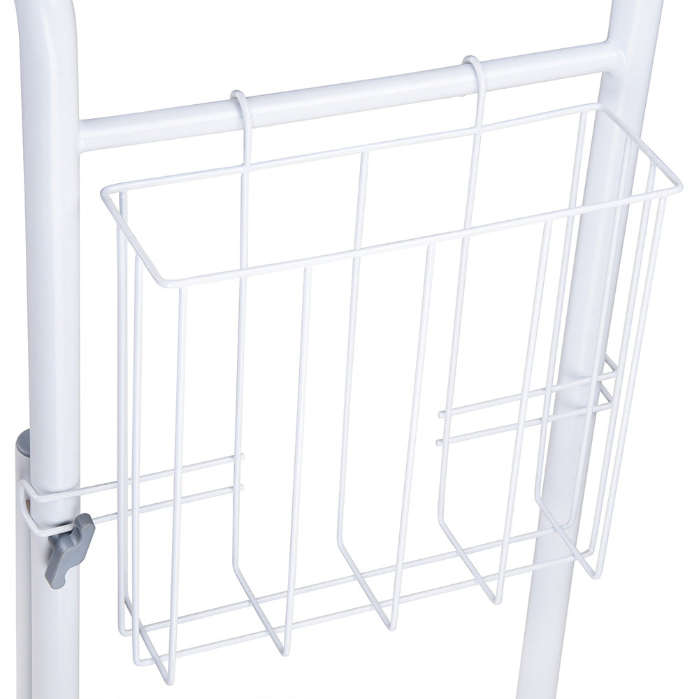 Yescom Freestanding Toilet Safety Rail Handrail with Magazine Rack Image