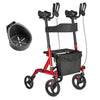 Yescom Upright Walker Stand Up Walker Folding Rollator 4 Wheels