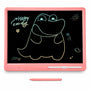 Yescom 15in LCD eWriting Tablet Colorful Screen Electronic Notepad, Pink Image