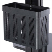 Yescom Mobile Computer Cart Metal Storage Basket Image