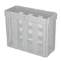 Yescom Mobile Computer Cart Metal Storage Basket, Silver Image