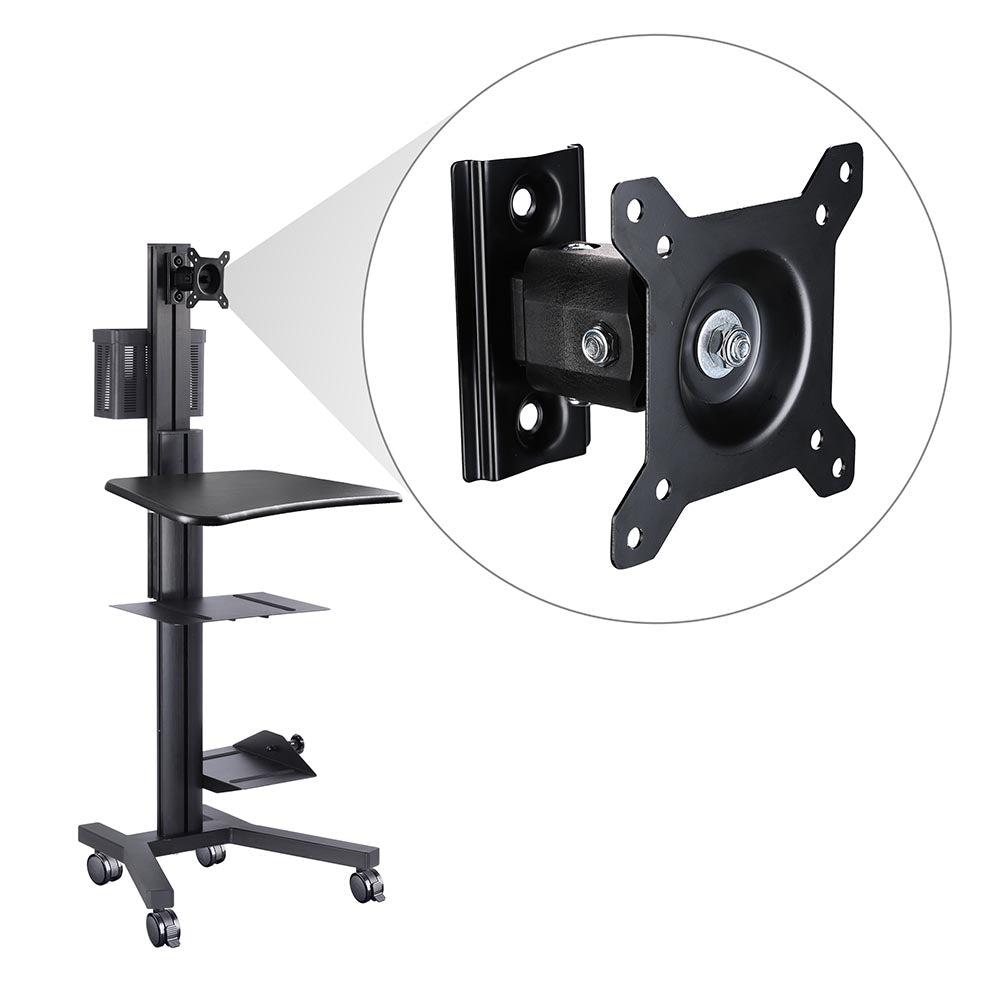 Yescom Monitor VESA Mount 75x75 & 100x100, Tilting & Swivel Image