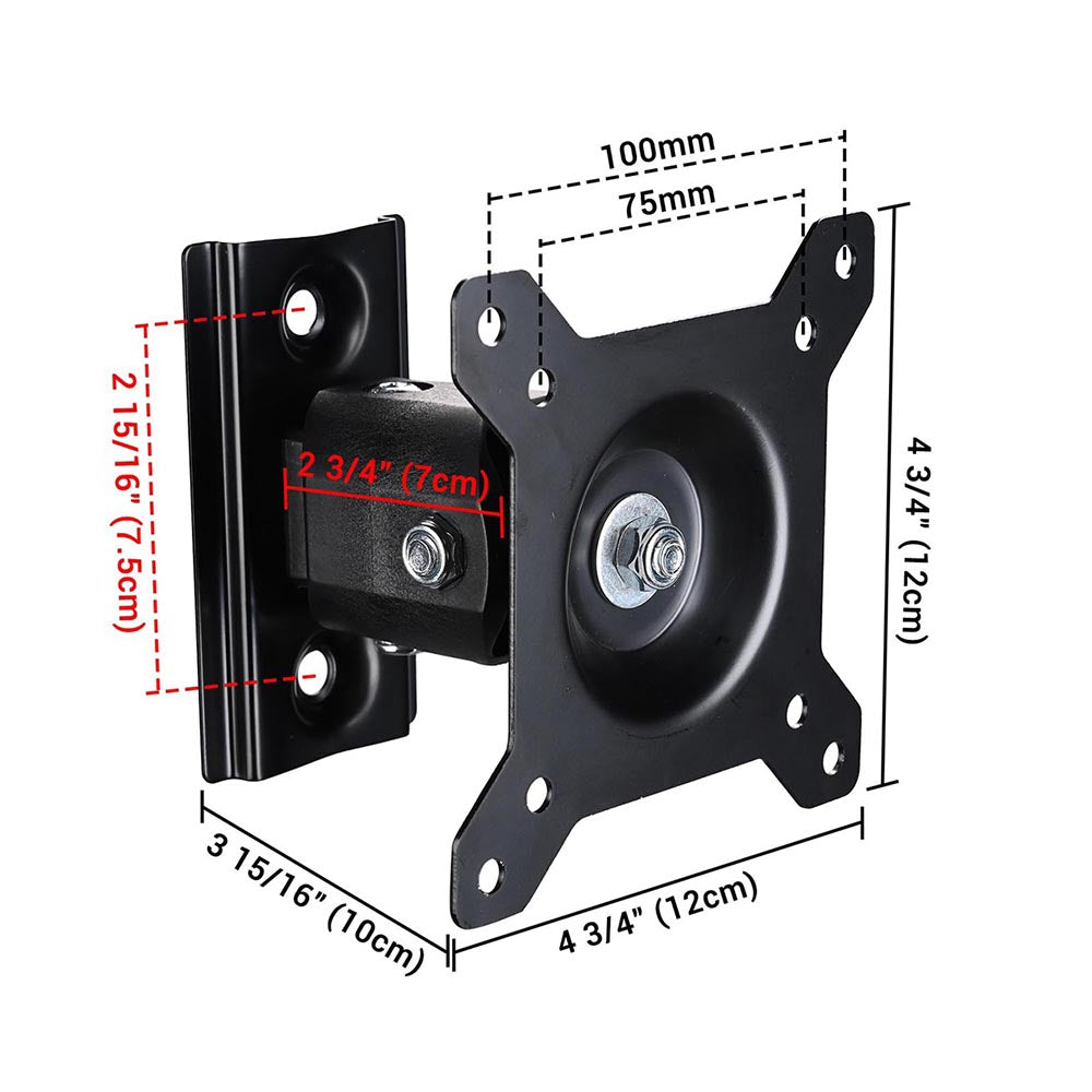 Yescom Monitor VESA Mount 75x75 & 100x100, Tilting & Swivel Image