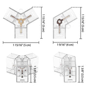 Yescom Hexagon Garage Light Connectors(Y+2-Way) Image