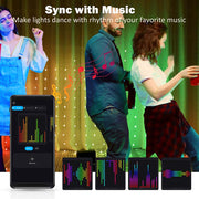 Yescom Curtain Fairy Lights APP & Remote Music Sync Color-Changing Image