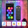 Yescom Curtain Fairy Lights APP & Remote Music Sync Color-Changing