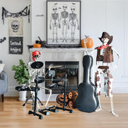 Yescom 5.4ft Skeleton Halloween Decoration Posable Pirate Image