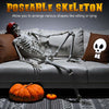 Yescom 5.4ft Skeleton Halloween Decoration Posable Pirate